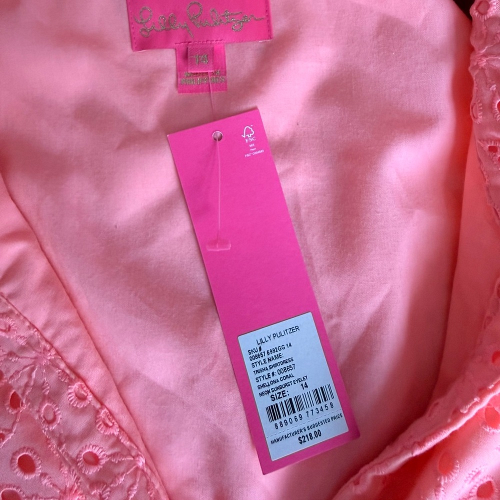 NWT Lilly Pulitzer Trishna Shirtdress with Belt - Picture 7 of 14
